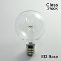Sival LED Premium G40 Globe Glass Party Bulb, 1 SMD LED, 0.8W, Warm White (2700K) - (Candelabra Base/E12), 250-Pack