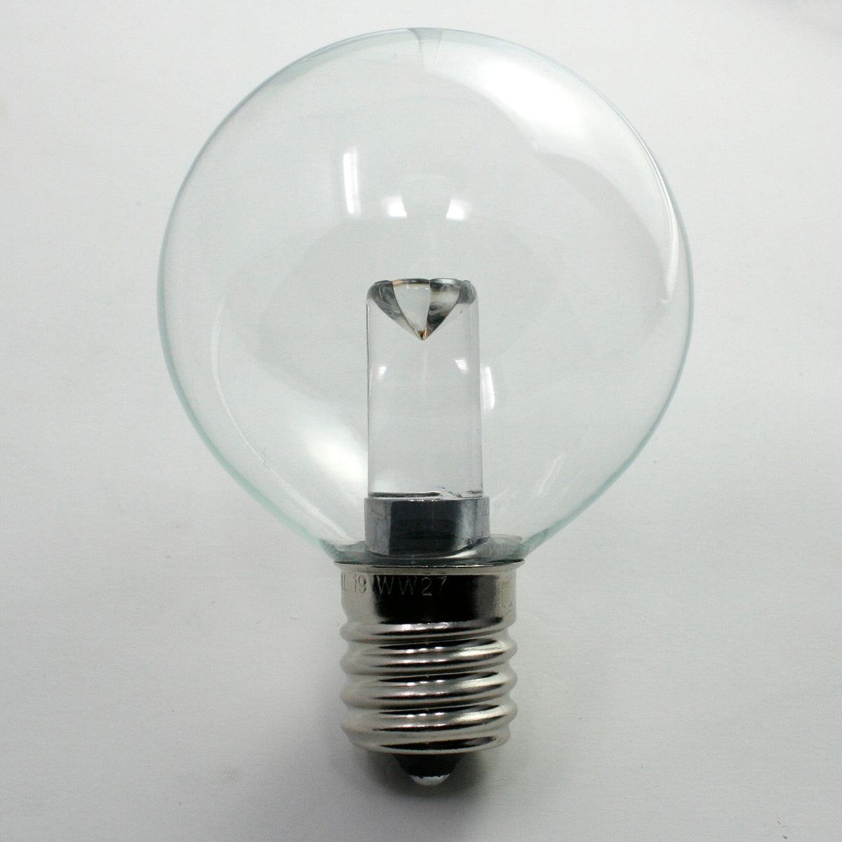 Sival LED Premium G50 Globe Glass Party Bulb, 2 SMD LEDs, 0.8W, Warm White (2700K) - (Intermediate Base/E17), 200-Pack