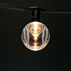 Sival LED G50 Smooth Plastic Globe Bulb, 2 SMD LEDs, 0.58W, Sun Warm White, E12 Candelabra Base, 25-Pack