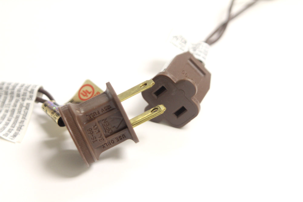 Sival Minilights with 100 Lights, 5" spacing - Brown Wire with Clear Bulbs (s), 1-String Pack