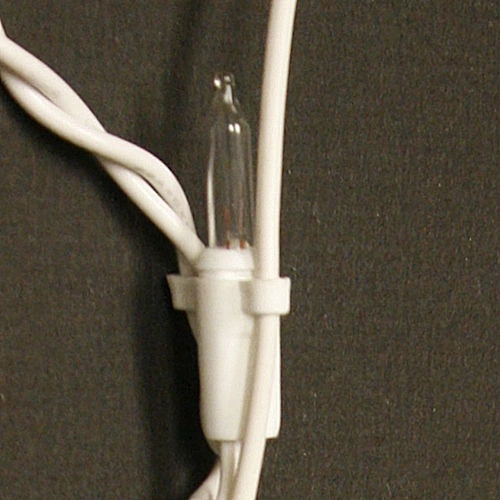 Net light, 150LT, white cord, 2' x 8', UL, frosted white bul