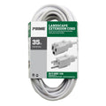 Sival 35' Outdoor Extension Cord, White Wire Cord(s), 8-Pack