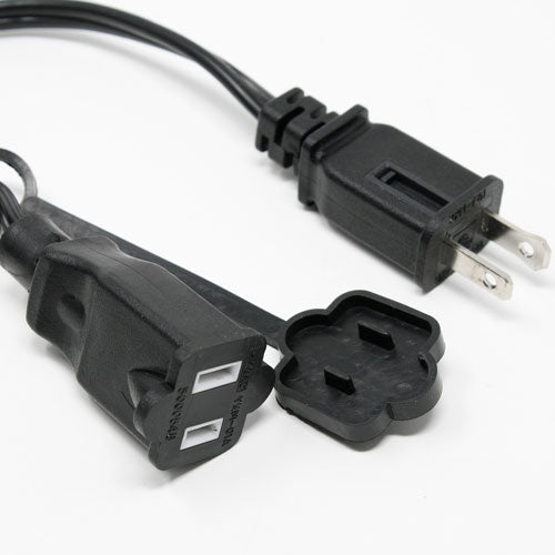Sival Commercial-Grade Heavy-Duty Light String, 25 ft, Candelabra Base (E12) - In-Line Sockets, Black or White, End-to-End Connectable (s), 1-String Pack
