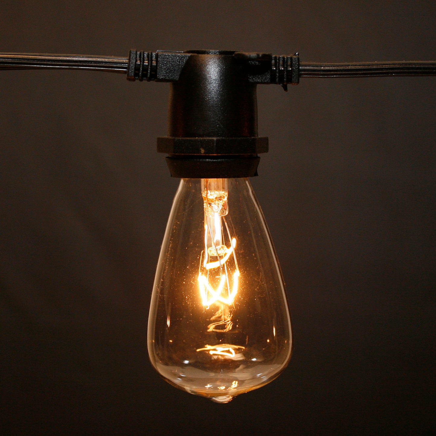 Sival Antique Filament Bulb (ST38), 7W, Clear - (Intermediate Base/E17), 500-Pack