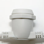 Sival Commercial-Grade Heavy-Duty Outdoor Bulk Spool, 330 ft, Intermediate Base (E17) - 264 Sockets, Black or White