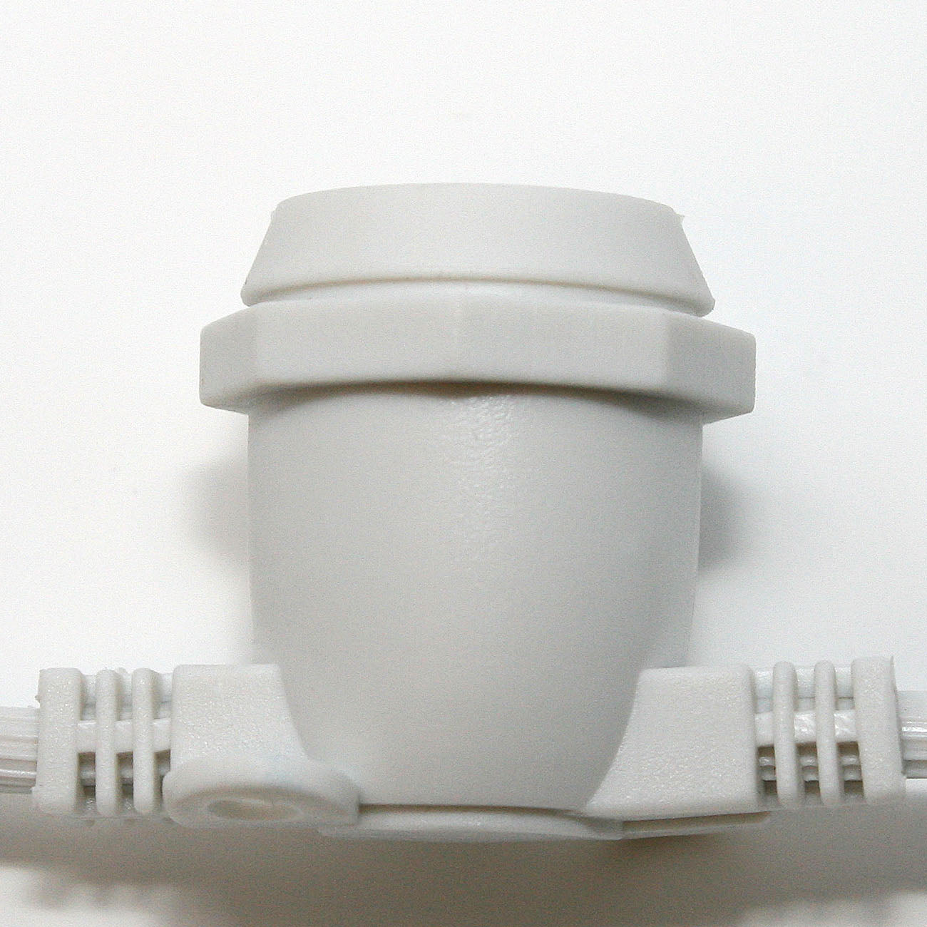 Sival Commercial-Grade Heavy-Duty Outdoor Bulk Spool, 330 ft, Intermediate Base (E17) - 264 Sockets, Black or White