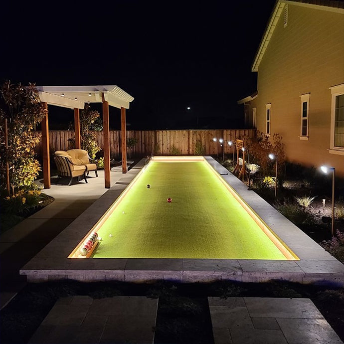 Installation example: Diode LED Blaze wet-location LED tape light (application photo)