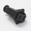 Sival PLGFBK heavy-duty female rubber plug 15 amp black