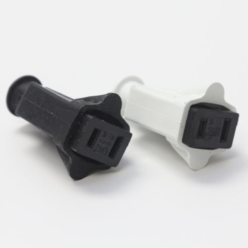 Sival Commercial-Grade Heavy-Duty Light String, 330 ft, 330 Candelabra Base (E12) - In-Line Sockets, Black or White - Bulk Spool (No Plugs)