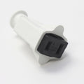 Sival PLGFWH heavy-duty female rubber plug 15 amp white