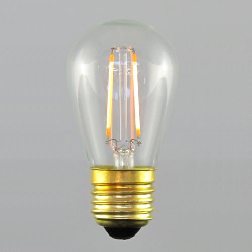 Sival LED Filament S14 Party Sign Bulb, 2W, Clear, Glass - (Medium Base/E27), 2200K, 250-Pack