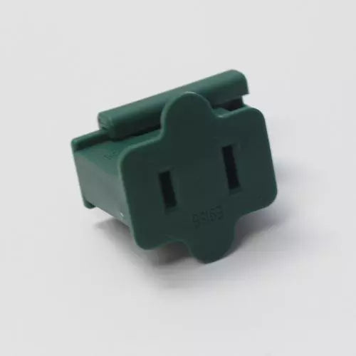 Female Slip In Quick Plug w/ Cap, green, UL, SPT-1