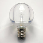 Sival LED G50 Smooth Plastic Globe Bulb, 3 SMD LEDs, 0.58W, Sun Warm White, E17 Intermediate Base, 250-Pack