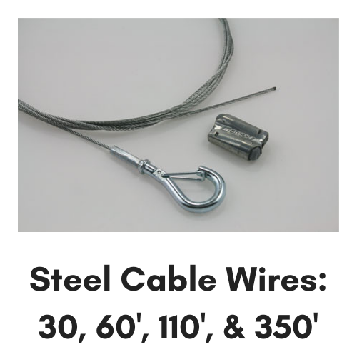 Sival Commercial-Grade Heavy-Duty Outdoor Light String, 106 ft, Medium Base (E26) - 50 Suspended Sockets, Black Green or White (s), 4-String Pack