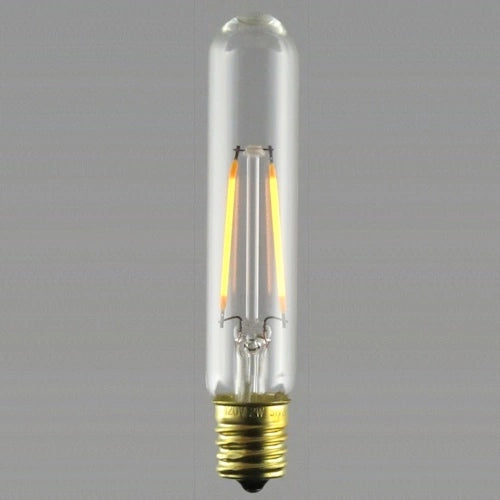 LED Filament Bulb, T6, 2200K, clear, glass, E17, 2W - (10 pa