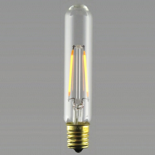 Sival LED Filament T6 Tubular Bulb, 2W, Clear - (Intermediate Base/E17), 10-Pack