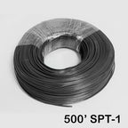 Sival 500ft Black, White, or Green Plain Lead Wire, 18AWG & SPT-1